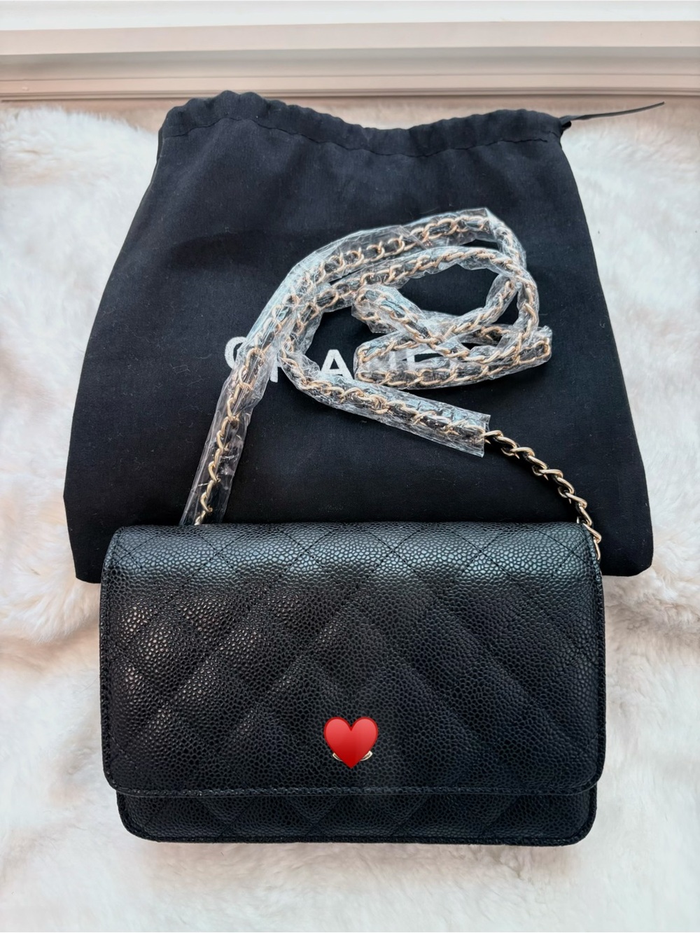 NEW Black Quilted Crossbody Bag